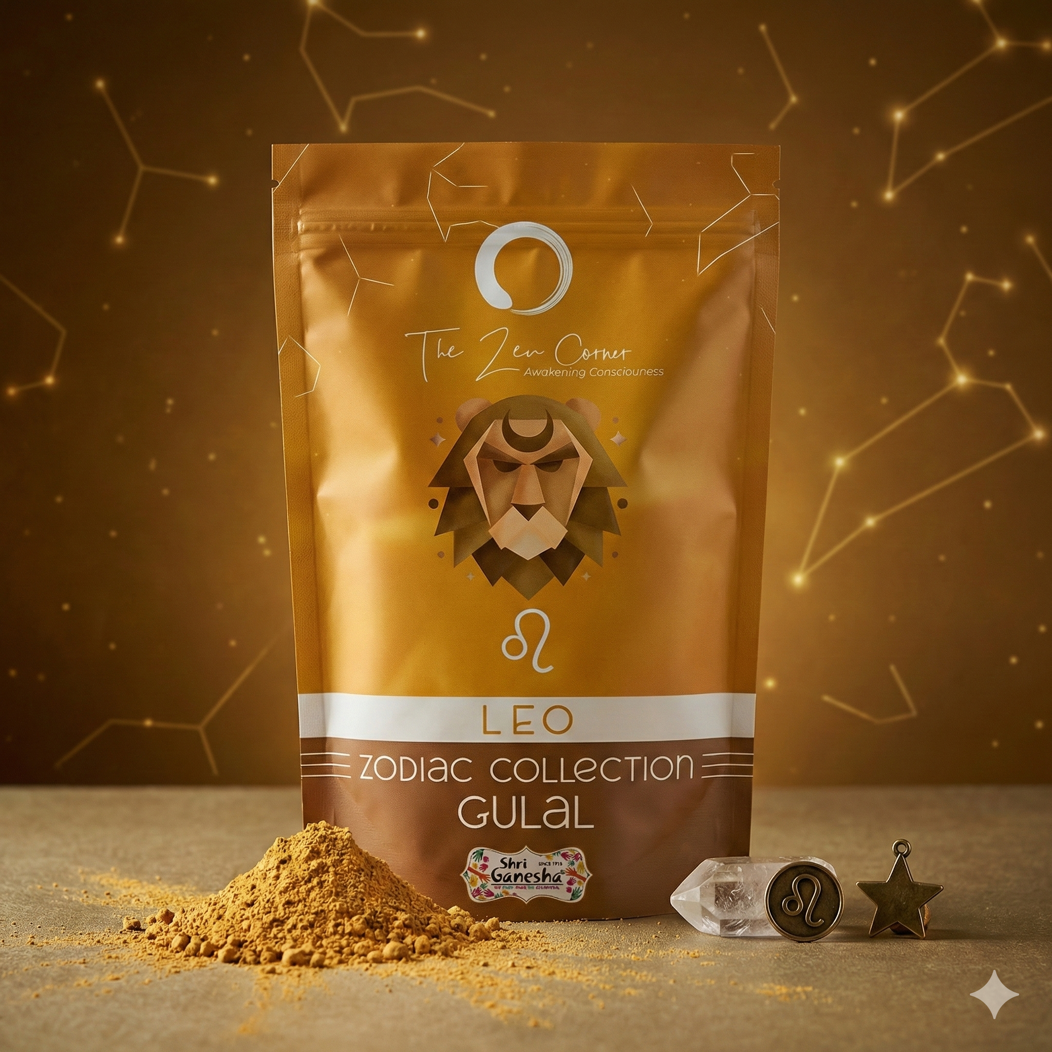 Zodiac Holi Celebration Gulal Box