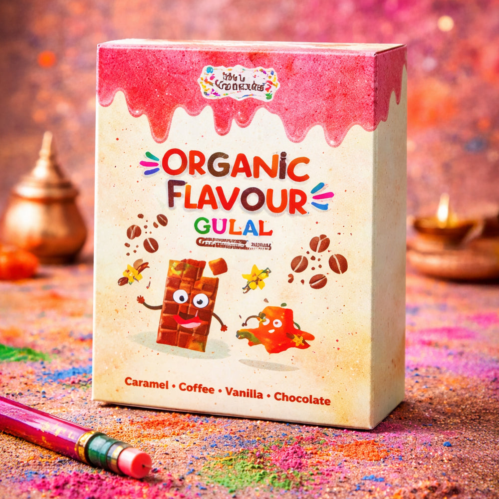 Organic Flavour Gulal 4 Pack Box