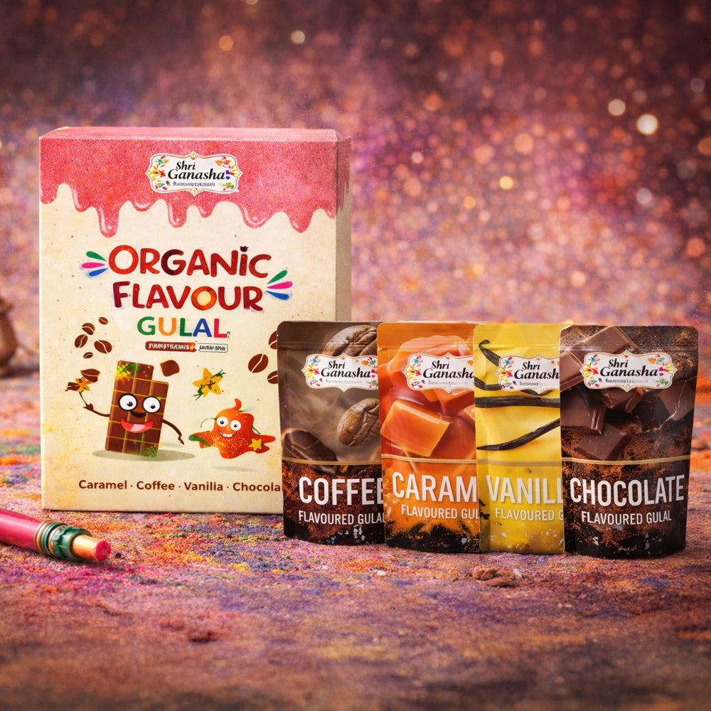 Organic Flavour Gulal 4 Pack Box